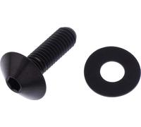Vis à tête bombée JMP Bolt M5x0,8mm 16mm titane noir
