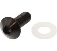Vis à tête bombée JMP Bolt M6x1,00mm 16mm acier inoxydable V4A noir