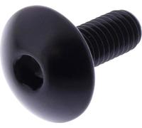 Vis à tête bombée JMP Bolt M6x1,00mm 16mm aluminium noir