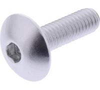 Vis à tête bombée JMP Bolt M6x1,00mm 20mm aluminium argenté