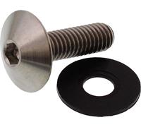 Vis à tête bombée JMP Bolt M6x1,00mm 20mm titane