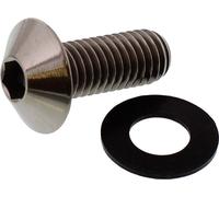 Vis à tête bombée JMP Bolt M8x1,25mm 20mm titane