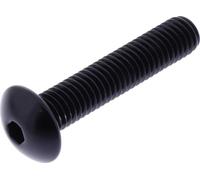 Vis à tête bombée JMP Bolt M8x1,25mm 40mm aluminium noir