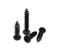 Vis À Tête Bombée Phillips Noires M1,7 X 4 Mm - Conditionnement En Vrac (2 Kg/Environ 28 170 Pièces)