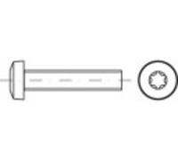 Vis à tête bombée TOOLCRAFT 146085 200 pc(s) M6 10 mm tête bombée profil Torx acier N/A