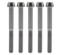 Vis à tête conique Allen M5x50 mm en titane, lot de 5