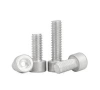 Vis à tête creuse en alliage d'aluminium, 10 pièces, vis à tête cylindrique M6/M8/M10, 10 pièces, M6X35