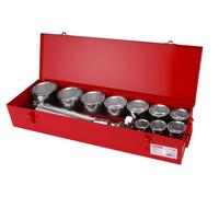 Vis à tête creuse FORTUM, jeu de 15 pièces, 1" 4704012