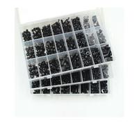 Vis à tête creuse hexagonale M2 M2.5 M3 M4 M5 M6, vis Allen DIN912 noires en acier au carbone de qualité 12.9, écrous, boulons et rondelles.(Screws Set 2500pcs)