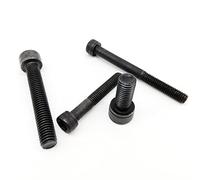 Vis à tête cylindrique à six pans creux en aluminium DIN912 haute résistance - Lot de 10 pièces M3, M4, M5, M6, M8 de différentes longueurs(M5 8mm)