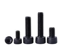 Vis à tête cylindrique à six pans creux, moletée, à tête cylindrique, en acier allié M1.6 M2 M2.5 M3 M4 M5 M6(25 mm,M2.5 (50Pcs))