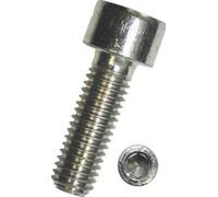 Vis à tête cylindrique avec. Hexagonal DIN 912 M5x10 mm galvanisé, 100 pièces