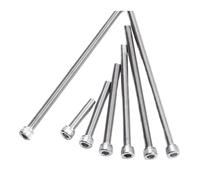 Vis à tête cylindrique creuse hexagonale M3 M4 M5 M6 M8 M10 en acier inoxydable 304, à denture complète, longueur 50-95 mm(80mm (2pcs),M3)