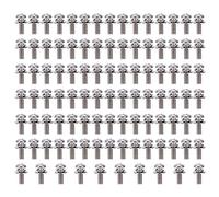 Vis à Tête Cylindrique Cruciforme, 100 Pièces, Acier Inoxydable 304 M4 12mm - Haute Résistance, Anti - Rouille, Kit de Visserie Pratique