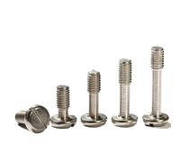 Vis à tête cylindrique en acier inoxydable 304, 6 pièces, verrouillage à tête ronde, vis à fente, serrer à la main, vis à pouce for éviter le verrouillage(M4x20)