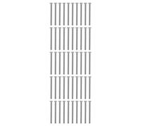 Vis à Tête Cylindrique Hexagonale M4 en Acier Galvanisé, Lot de 50 - Haute Résistance, Résistance à la Corrosion, Usage Industriel et Électronique (2802-0004-0050)