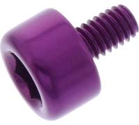 Vis à tête cylindrique JMP Bolt M4x0,7mm 6,5mm aluminium violet