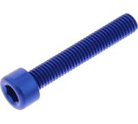 Vis à tête cylindrique JMP Bolt M5x0,8mm 30mm aluminium bleu