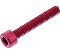 Vis à tête cylindrique JMP Bolt M5x0,8mm 30mm aluminium rouge