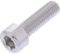 Vis à tête cylindrique JMP Bolt M6x1,00mm 20mm aluminium argenté