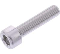 Vis à tête cylindrique JMP Bolt M6x1,00mm 25mm aluminium argenté