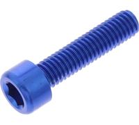 Vis à tête cylindrique JMP Bolt M6x1,00mm 25mm aluminium bleu