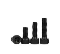 Vis à tête cylindrique, Vis à tête hexagonale creuse en acier inoxydable 304 noir, plusieurs tailles(M2 x 3mm)