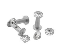 Vis à tête de fleur de prunier M4, for manche de couteau, clou modifié, vis en acier inoxydable 416, accessoires de fabrication d'embryon, 10 jeux(6MM-2-10PCS)