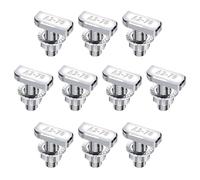 Vis à tête de marteau en T - Vis en acier inoxydable - Matériel industriel en T - Raccord de montage robuste - Kit de vis métalliques fiable - Réparation du travail du bois - Masque d'outils