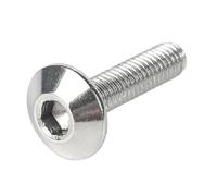 Vis à tête de parapluie Allen M5 M6, grand boulon à douille hexagonale en acier inoxydable, 10 pièces, 10 pièces, M6x16mm (tête 15mm)