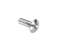 Vis à tête en acier inoxydable 304, vis à tête de champignon à empreinte croisée, vis à Machine M3 M4 M5 M6, fixation(8mm,M6 20pcs)