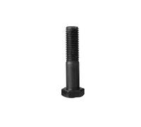vis à tête en T Boulon à tête hexagonale externe demi-extension complète en acier au carbone noir M4 M5 M6 M8 M10 M12 M14 M16(55mm,M8-5pcs)