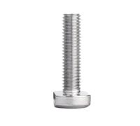 vis à tête en T Lot de 1/2/3/5/10 vis carrées en acier inoxydable M5 M6 M8 M10 M12 for plaque pression à fente T(16mm,10Pcs M5)