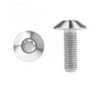 Vis à tête for pièces de vélo et de moto, accessoires, boulons en titane M4 M5 M6x10/12/15/20/25/30/35mm, 10 pièces/15 pièces(Titanium,10PCS_10MM_M4)
