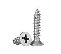 Vis à tête fraisée cruciforme en acier inoxydable 304, 10/20/50/100/150 pièces, M1.2, .4, .7, M2, .3, M25, .6, M3, .5, M4, ., M5, ., M6(8mm,M2 (100pcs))