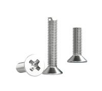 Vis à tête fraisée cruciforme en acier inoxydable 304, 200/100/50/20 pièces, longueur 3-50 mm, M2, M2.5, M3, M3.5, M4, M5(10mm,M1.2 (200pcs))