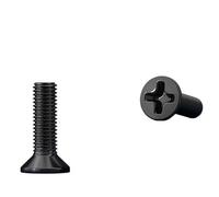 Vis à tête fraisée cruciforme en acier inoxydable 304, M2 .5 M3 M4 M5 M6, 20 pièces, vis plate L = 3-50mm(16 mm,M3)