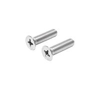 Vis à tête fraisée cruciforme GB819, en acier inoxydable 304, à tête plate, M2 M2.5 M3 M4 M5 M6 M8 M10(12mm,M6 10pcs)
