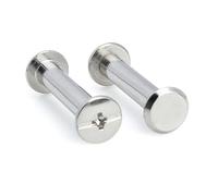 Vis à tête fraisée en acier inoxydable 304 for sac en cuir, ceinture, album photo, scrapbooking, livre, poteau, reliure, clou, rivet, boulon, M2, M3, M4, M5, M6(47mm,10sets D5-M4)