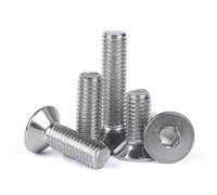 Vis À Tête Fraisée En Acier Inoxydable 304 Pouces/5/16 Vis À Tête Cylindrique À Six Pans Creux, Vis US 3/8 Attaches Filetées 1/4-20,5/16-18 * 1-1/4 (10 Pièces)