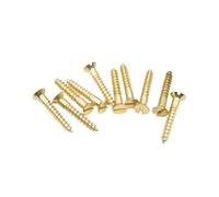 Vis à tête fraisée fendue en laiton M2,5, M3 et M4, boulons autotaraudeurs à bois, longueur 6 à 40 mm(M4x30mm (15Pcs))