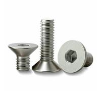 Vis à tête fraisée hexagonale creuse en acier inoxydable 304 M2 M2.5 M3 M4 M5 M6 M8 M10, vis à tête fraisée plate DIN7991 pour motos - M2-10 m