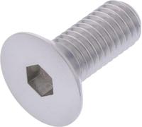 Vis à tête fraisée JMP Bolt M8x1,25mm 20mm aluminium argenté