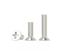 Vis à tête fraisée nickelée KM for SSD, accessoires de réparation électronique for ordinateur portable M1-M4(6mm,M2.5 (100Pcs))