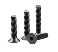 Vis à tête fraisée plate à six pans creux DIN7991, 5 à 100 pièces, M1.6 M2 M2.5 M3 M3.5 M4 M5 M6 M7 M8, grade 10.9(20mm)