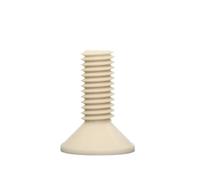 Vis à tête fraisée plate en plastique PEEK, 1/2/5 pièces, M1.2 M1.4 M1.6 M2 M2.5 M3 M4 M5 M6 M8, haute température(8mm,M2-5Pcs)