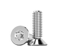 Vis à tête fraisée plate Torx à six lobes en acier inoxydable 304 M8 M10 M12 avec goupille, antivol et inviolable(M12x30mm 4pcs)