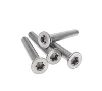 Vis à tête fraisée plate Torx à Six lobes en titane M2 M2.5 M3 M4 M5 M6 Ti vis à Six lobes 10 pièces, 10 pièces, M3x5mm