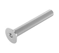 Vis à tête fraisée SECCARO M6 x 45 mm, acier inoxydable V2A VA A2, DIN 7991 / ISO 10642, à six pans creux, 20 pièces
