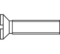 100 vis à tête fraisée à fente acier M3 X 30 mm Toolcraft